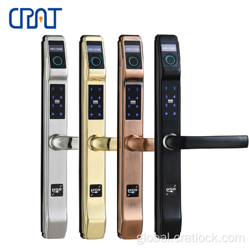 China Security Waterproof Fingerprint SUS304 Smart Door Lock Manufactory